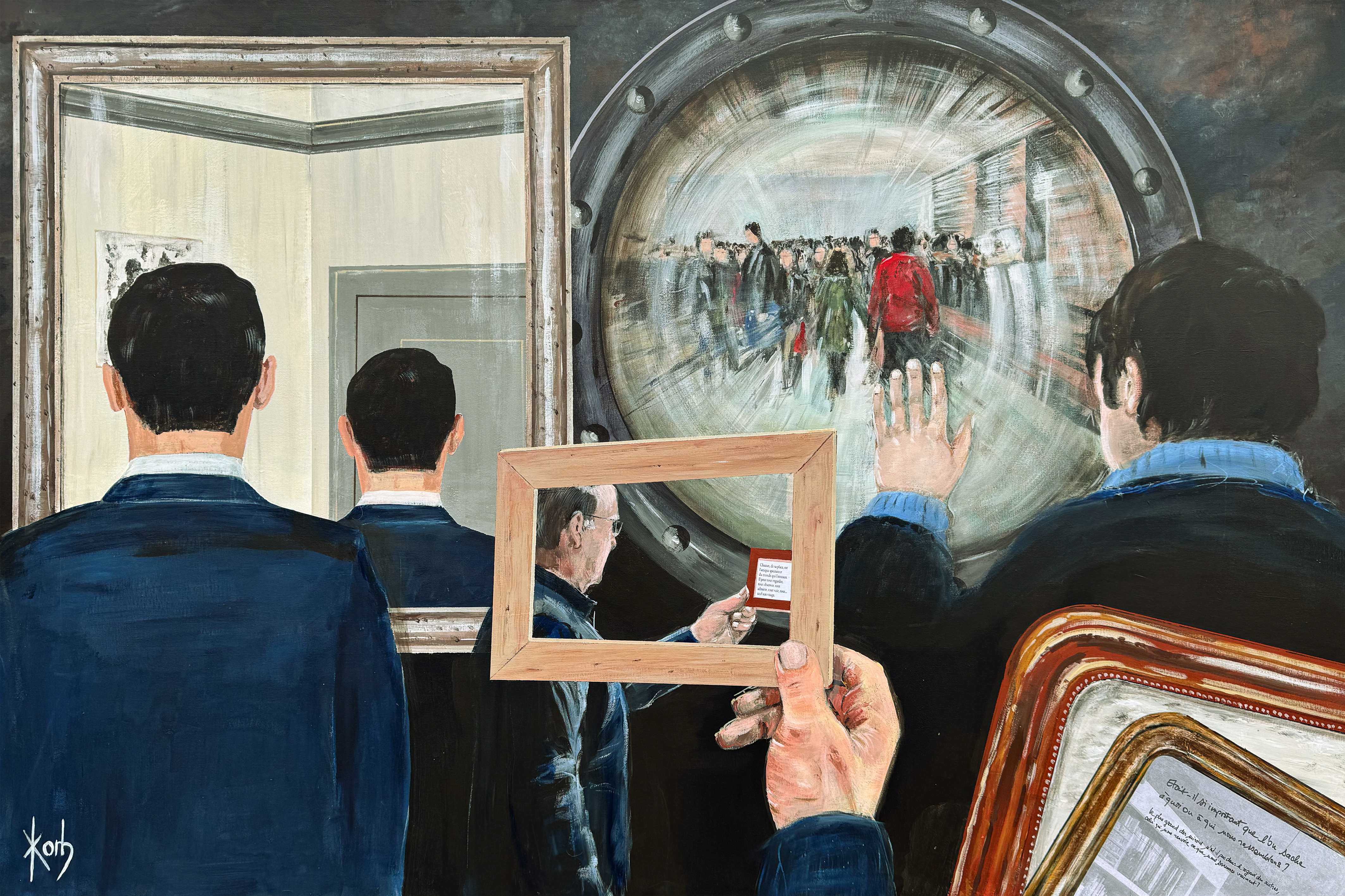 Le spectateur et le miroir